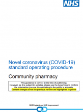 Novel coronavirus (COVID-19) standard operating procedure: Community pharmacy